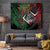 Mexico Quetzalcoatl Aztec Calendar Tapestry Tribal Warrior Art with Eagle and Serpent