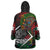 Mexico Quetzalcoatl Aztec Calendar Wearable Blanket Hoodie Tribal Warrior Art with Eagle and Serpent