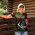 Mexico Quetzalcoatl Aztec Calendar Women Polo Shirt Tribal Warrior Art with Eagle and Serpent