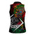 Mexico Quetzalcoatl Aztec Calendar Women Sleeveless Polo Shirt Tribal Warrior Art with Eagle and Serpent