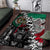 Aztec Warrior Mexican Area Rug Aztec Calendar Coat of Arms
