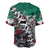 Aztec Warrior Mexican Baseball Jersey Aztec Calendar Coat of Arms