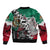 Aztec Warrior Mexican Bomber Jacket Aztec Calendar Coat of Arms