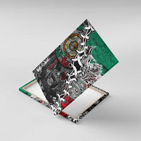 Aztec Warrior Mexican Canvas Wall Art Aztec Calendar Coat of Arms