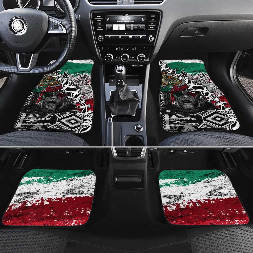 Aztec Warrior Mexican Car Mats Aztec Calendar Coat of Arms