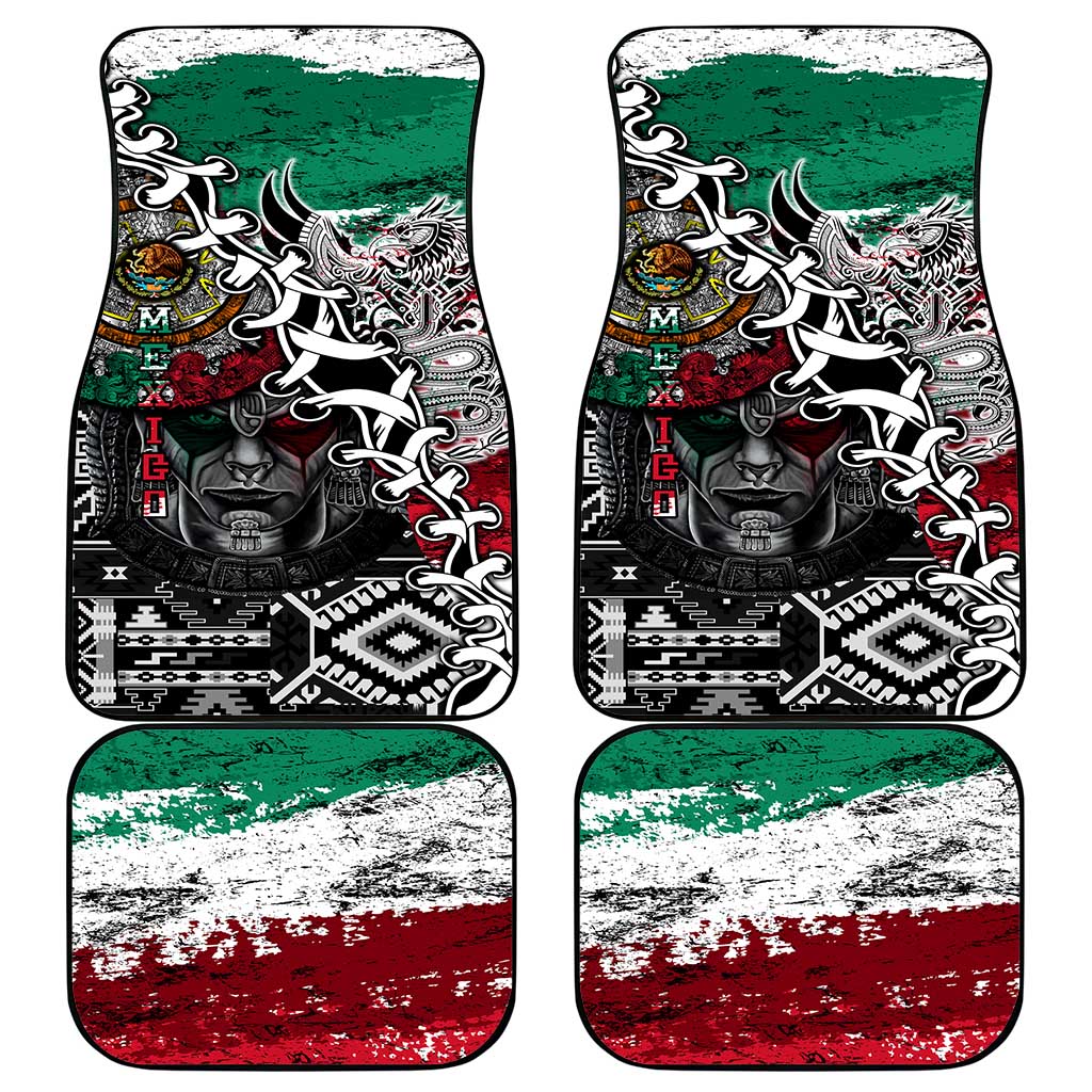 Aztec Warrior Mexican Car Mats Aztec Calendar Coat of Arms