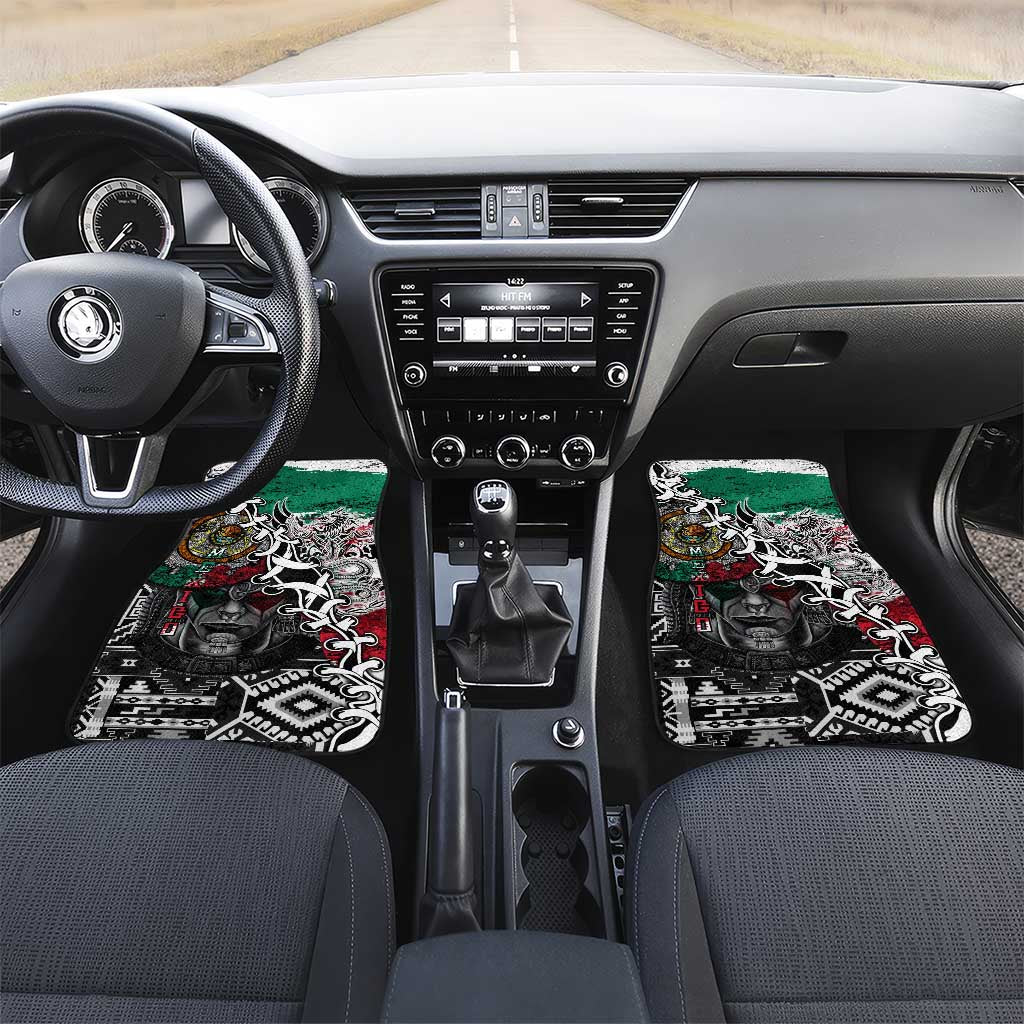 Aztec Warrior Mexican Car Mats Aztec Calendar Coat of Arms