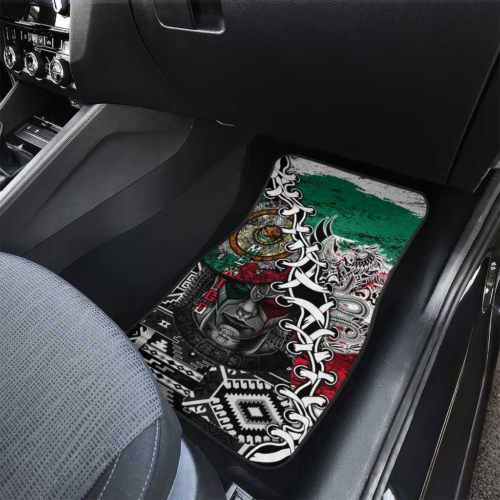Aztec Warrior Mexican Car Mats Aztec Calendar Coat of Arms