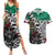 Aztec Warrior Mexican Couples Matching Summer Maxi Dress and Hawaiian Shirt Aztec Calendar Coat of Arms