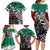 Aztec Warrior Mexican Family Matching Long Sleeve Bodycon Dress and Hawaiian Shirt Aztec Calendar Coat of Arms