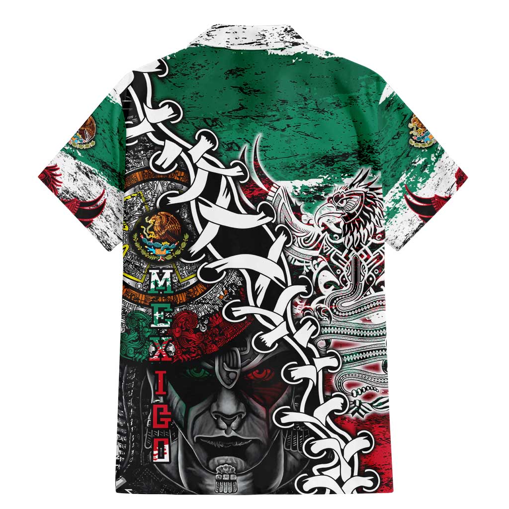 Aztec Warrior Mexican Family Matching Mermaid Dress and Hawaiian Shirt Aztec Calendar Coat of Arms