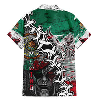 Aztec Warrior Mexican Family Matching Mermaid Dress and Hawaiian Shirt Aztec Calendar Coat of Arms