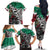 Aztec Warrior Mexican Family Matching Off The Shoulder Long Sleeve Dress and Hawaiian Shirt Aztec Calendar Coat of Arms