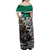 Aztec Warrior Mexican Family Matching Off Shoulder Maxi Dress and Hawaiian Shirt Aztec Calendar Coat of Arms