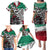 Aztec Warrior Mexican Family Matching Puletasi and Hawaiian Shirt Aztec Calendar Coat of Arms