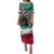 Aztec Warrior Mexican Family Matching Puletasi and Hawaiian Shirt Aztec Calendar Coat of Arms
