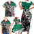Aztec Warrior Mexican Family Matching Short Sleeve Bodycon Dress and Hawaiian Shirt Aztec Calendar Coat of Arms