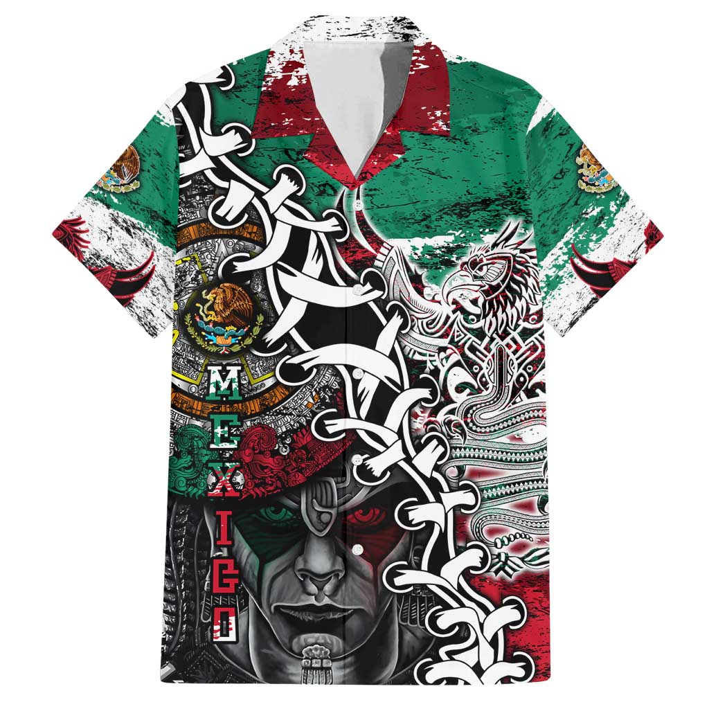 Aztec Warrior Mexican Family Matching Summer Maxi Dress and Hawaiian Shirt Aztec Calendar Coat of Arms