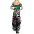 Aztec Warrior Mexican Family Matching Summer Maxi Dress and Hawaiian Shirt Aztec Calendar Coat of Arms