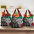Aztec Warrior Mexican Grocery Bag Aztec Calendar Coat of Arms