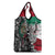 Aztec Warrior Mexican Grocery Bag Aztec Calendar Coat of Arms