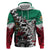 Aztec Warrior Mexican Hoodie Aztec Calendar Coat of Arms