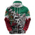 Aztec Warrior Mexican Hoodie Aztec Calendar Coat of Arms