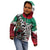 Aztec Warrior Mexican Kid Hoodie Aztec Calendar Coat of Arms