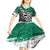 Aztec Warrior Mexican Kid Short Sleeve Dress Aztec Calendar Coat of Arms