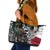 Aztec Warrior Mexican Leather Tote Bag Aztec Calendar Coat of Arms