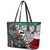 Aztec Warrior Mexican Leather Tote Bag Aztec Calendar Coat of Arms