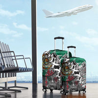 Aztec Warrior Mexican Luggage Cover Aztec Calendar Coat of Arms