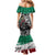Aztec Warrior Mexican Mermaid Dress Aztec Calendar Coat of Arms