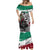Aztec Warrior Mexican Mermaid Dress Aztec Calendar Coat of Arms