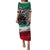 Aztec Warrior Mexican Puletasi Aztec Calendar Coat of Arms