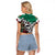 Aztec Warrior Mexican Raglan Cropped T Shirt Aztec Calendar Coat of Arms