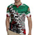Aztec Warrior Mexican Rugby Jersey Aztec Calendar Coat of Arms