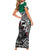 Aztec Warrior Mexican Short Sleeve Bodycon Dress Aztec Calendar Coat of Arms