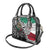 Aztec Warrior Mexican Shoulder Handbag Aztec Calendar Coat of Arms