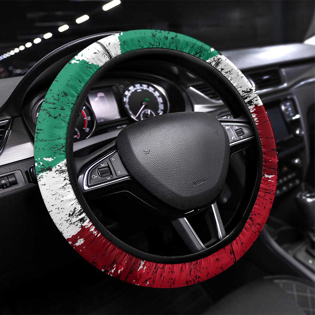 Aztec Warrior Mexican Steering Wheel Cover Aztec Calendar Coat of Arms