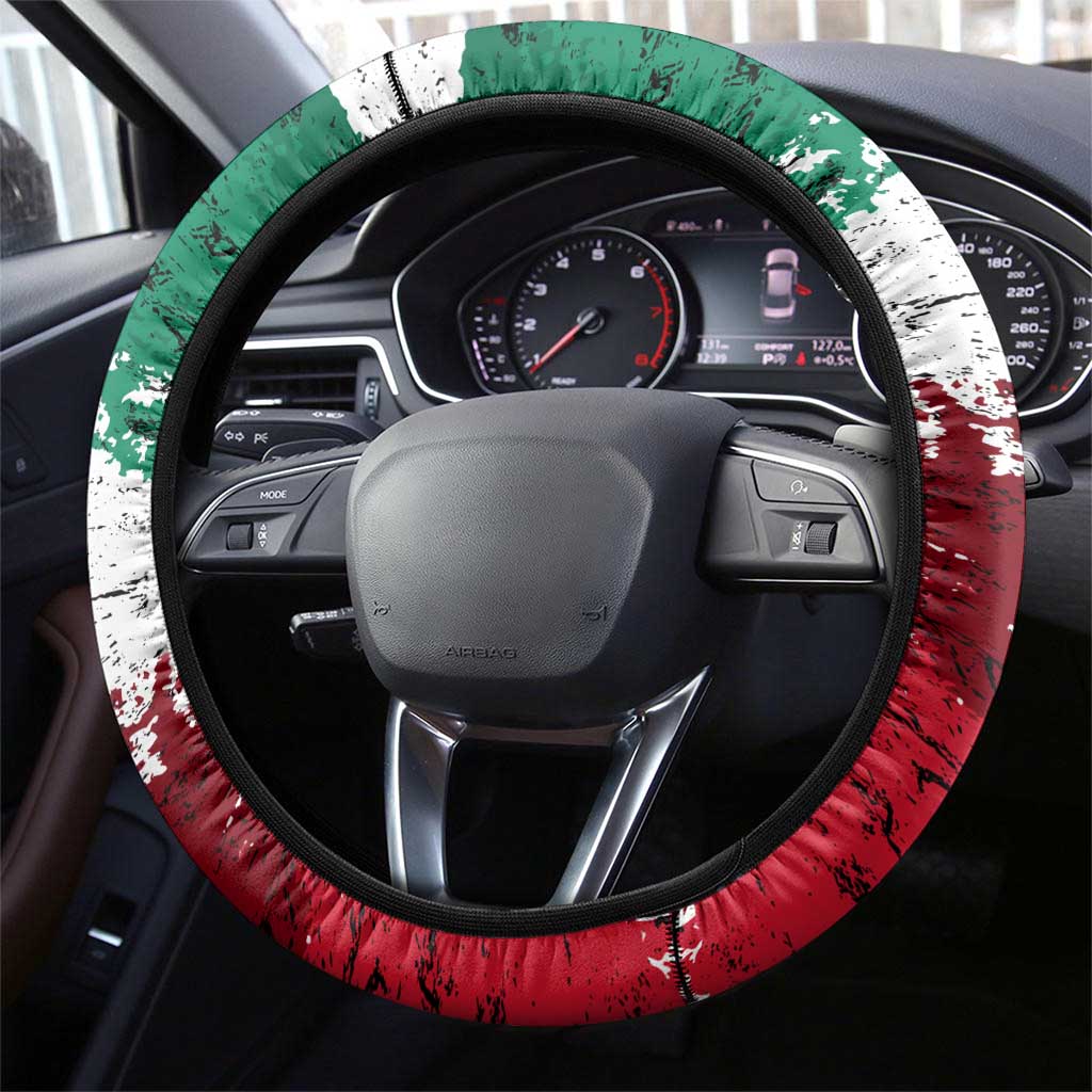 Aztec Warrior Mexican Steering Wheel Cover Aztec Calendar Coat of Arms