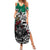 Aztec Warrior Mexican Summer Maxi Dress Aztec Calendar Coat of Arms