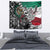 Aztec Warrior Mexican Tapestry Aztec Calendar Coat of Arms