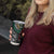 Aztec Warrior Mexican Tumbler Cup Aztec Calendar Coat of Arms