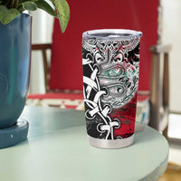 Aztec Warrior Mexican Tumbler Cup Aztec Calendar Coat of Arms