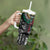 Aztec Warrior Mexican Tumbler With Handle Aztec Calendar Coat of Arms
