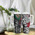 Aztec Warrior Mexican Tumbler With Handle Aztec Calendar Coat of Arms