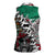 Aztec Warrior Mexican Women Sleeveless Polo Shirt Aztec Calendar Coat of Arms