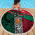 My Home My Blood Mexico Beach Blanket Mexican Map Aztec