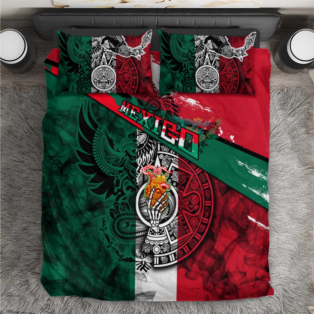 My Home My Blood Mexico Bedding Set Mexican Map Aztec